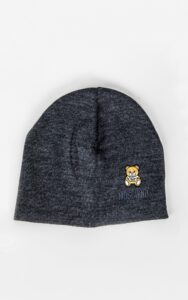 Czapka Moschino Toy Bear Ciemnoszara