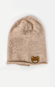Czapka Moschino Bear Beżowa