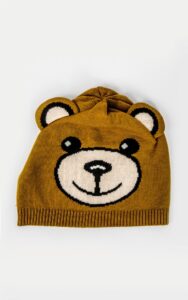 Czapka Moschino Miś Brązowa