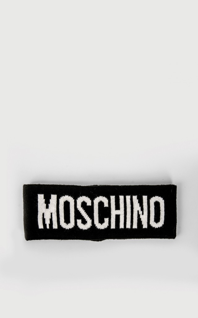 Opaska Moschino Czarno-Biała