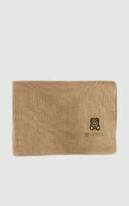 Szal Moschino Toy Bear Beżowy
