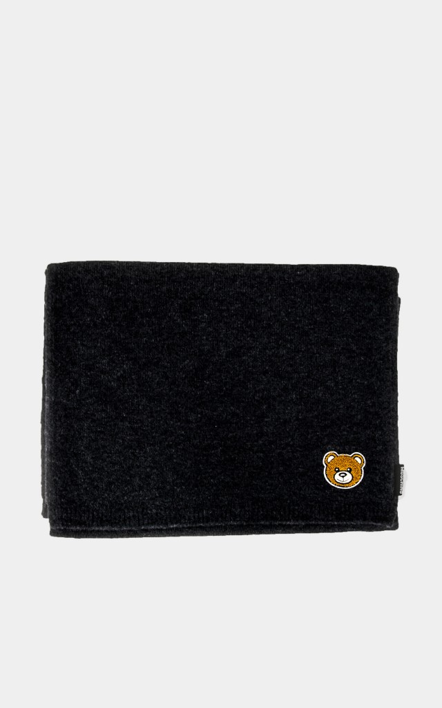 Szal Moschino Bear Ciemnoszary