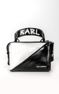 Torebka Karl Lagerfeld Crossbody Czarno-Biała