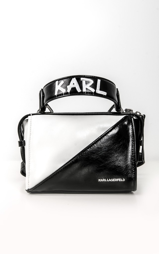 Torebka Karl Lagerfeld Crossbody Czarno-Biała