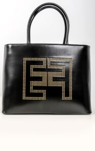 Torebka Elisabetta Franchi Shopper Czarna