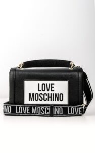 Torebka Love Moschino Crossbody Czarno-Biała