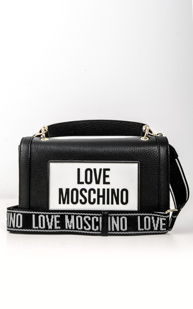 Torebka Love Moschino Crossbody Czarno-Biała