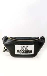 Nerka Love Moschino Czarno-Biała