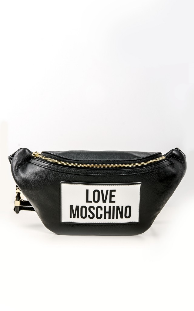 Nerka Love Moschino Czarno-Biała