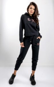Bluza EA7 Z Kapturem Czarna