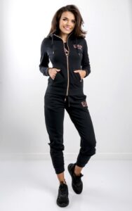 Komplet EA7 Sportowy Czarny
