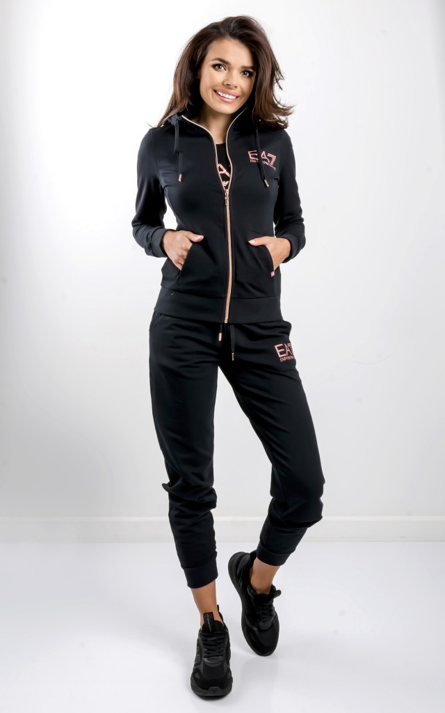 Komplet EA7 Sportowy Czarny