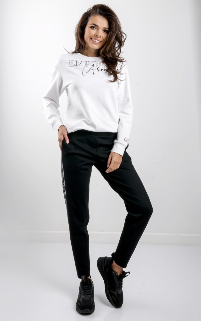 Bluza EA7 Dresowa Biała