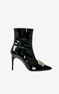 Botki Love Moschino Na Szpilce Czarne