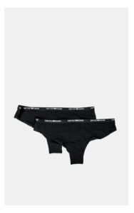 Majtki Emporio Armani Brazilian 2 Pack Czarne