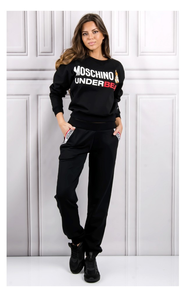 Bluza Moschino Dresowa Czarna