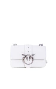 Torebka Pinko Love Mini Icon Simply White Old Silver