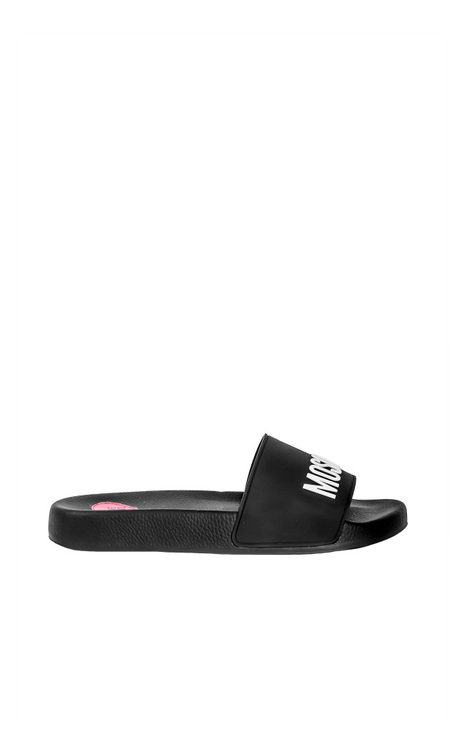 Klapki Love Moschino Czarne