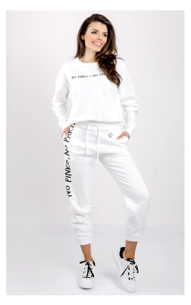 Bluza Pinko Dresowa Biała