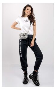 T-shirt Pinko Prosty Biały
