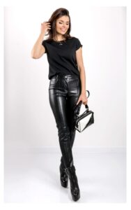 T-shirt Pinko Prosty Czarny
