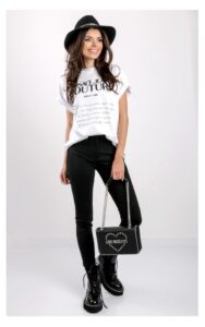 T-shirt Versace Oversize Biały