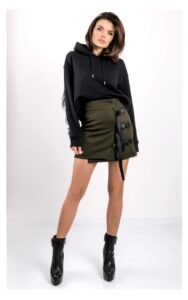 Bluza Red Valentino Z Kapturem Czarna