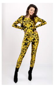 Kombinezon Versace Dopasowany W Barokowy Print