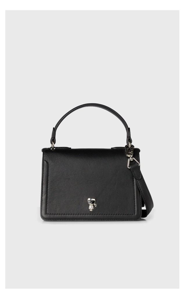 Torebka Karl Lagerfeld Crossbody 3D Pin Flap Black