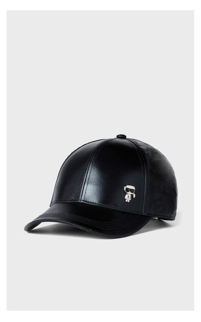 Czapka Karl Lagerfeld Z Daszkiem 3D Pin Czarna