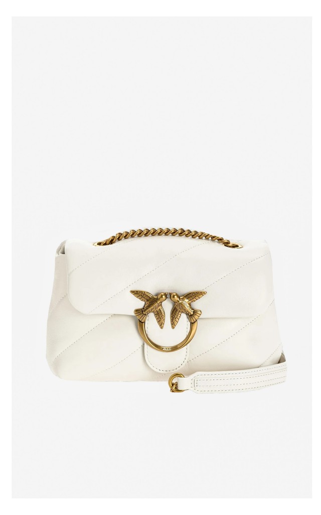 Torebka Pinko Love Mini Puff Maxi White