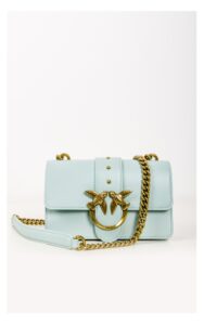 Torebka Pinko Love Mini Icon Simply Aqua Green