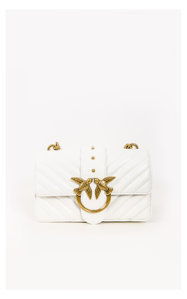 Torebka Pinko Love Mini Icon White