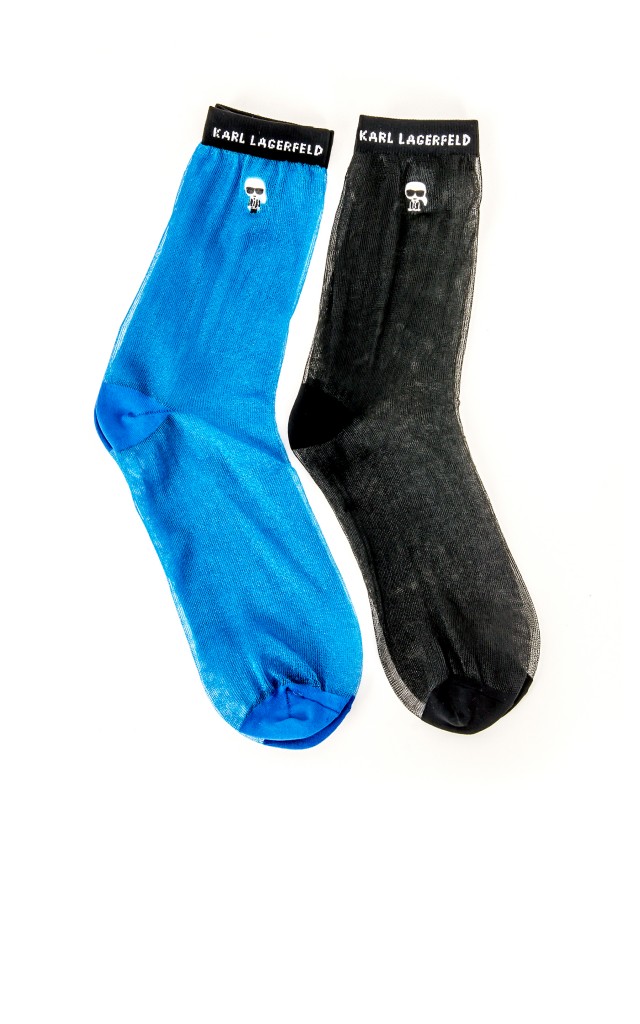 Skarpetki Karl Lagerfeld 2Pak Black Blue