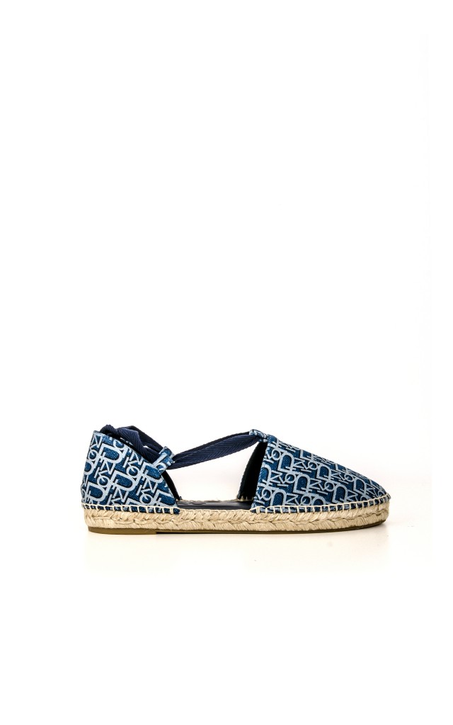 Espadryle Pinko Z Wiązaniem Jeansowe