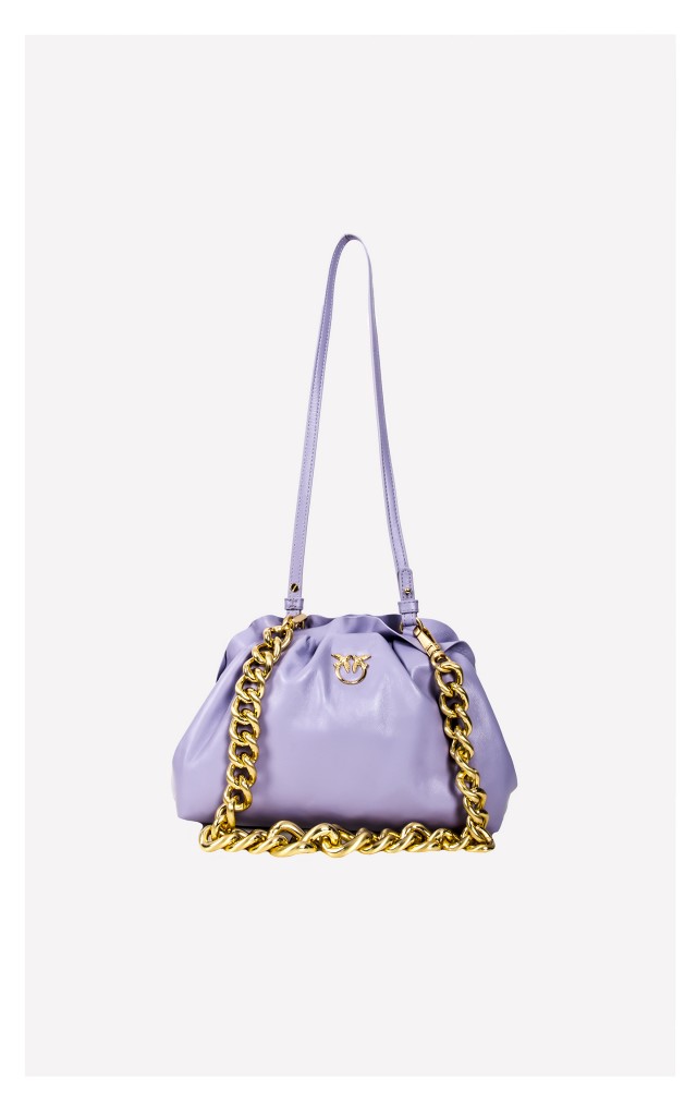 Torebka Pinko Mini Chain Clutch Fraimed Lilla