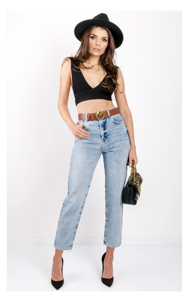 Top Pinko Dzianinowy Czarny