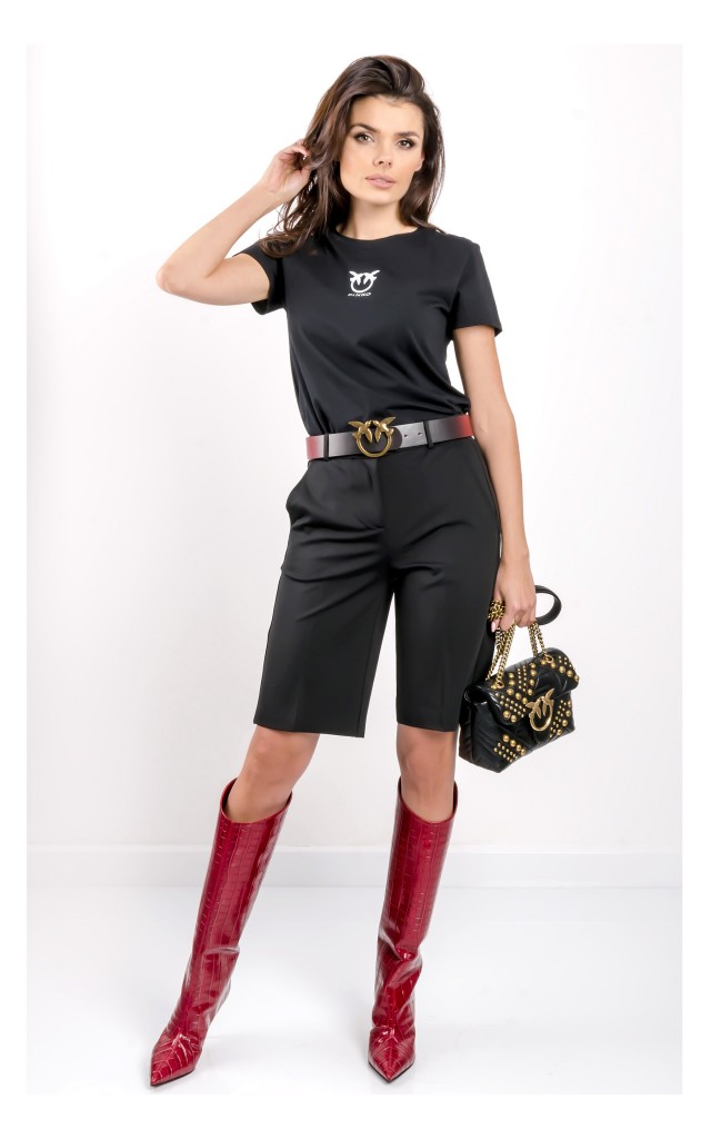 T-shirt Pinko Z Logo Czarny
