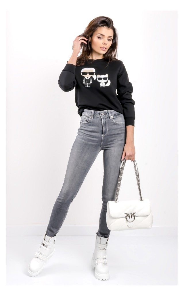 Bluza Karl Lagerfeld Dresowa Z Logo Czarna
