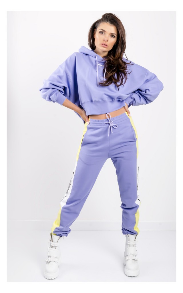 Bluza MSGM Dresowa Fioletowa