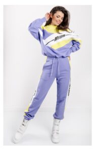 Bluza MSGM Dresowa Fioletowa