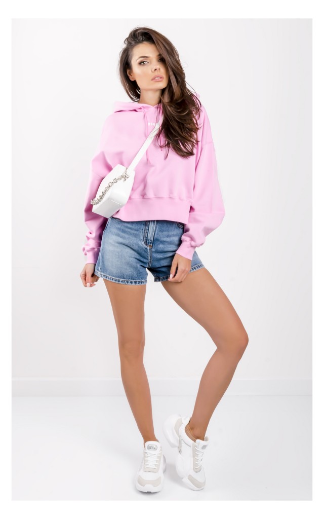 Szorty MSGM Jeansowe Z Wysokim Stanem