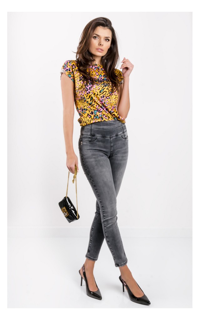 T-shirt Patrizia Pepe Prosty W Deseń