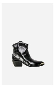 Kowbojki Love Moschino Krótkie Czarne