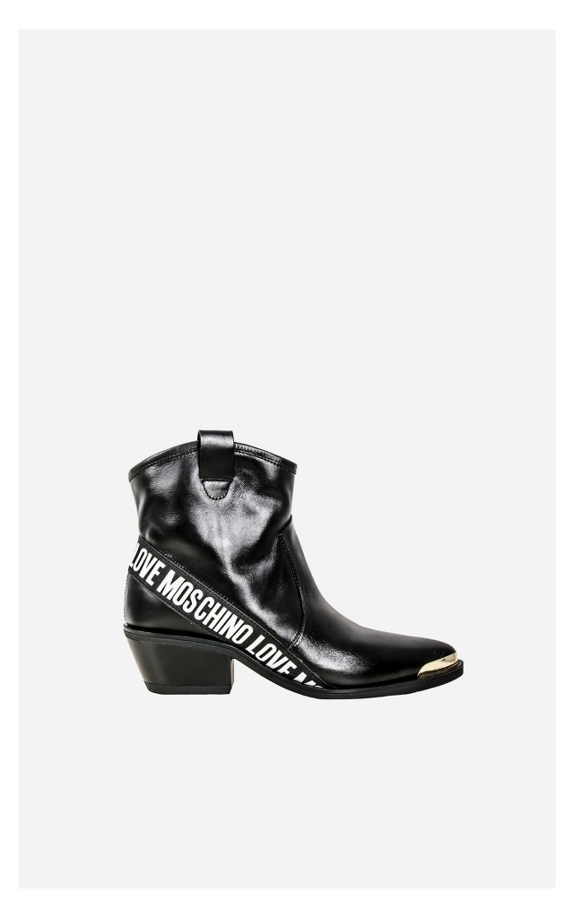 Kowbojki Love Moschino Krótkie Czarne