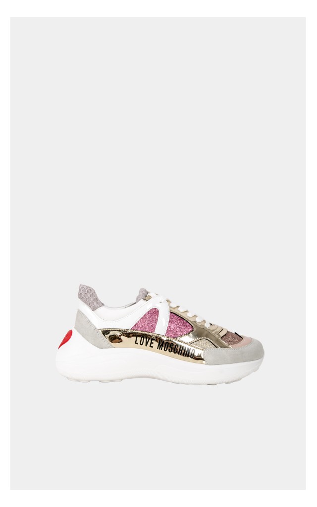 Sneakersy Love Moschino Running G60 White