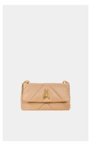 Torebka Patrizia Pepe Crossbody Pikowana Beżowa