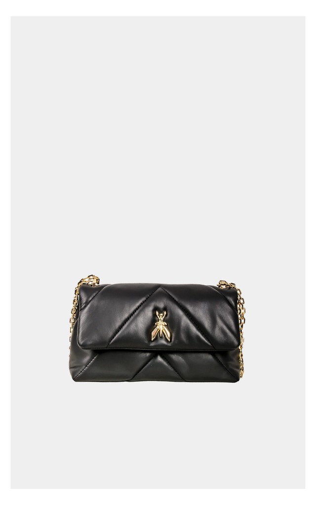 Torebka Patrizia Pepe Crossbody Pikowana Czarna