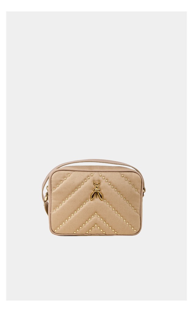Torebka Patrizia Pepe Crossbody Beżowa