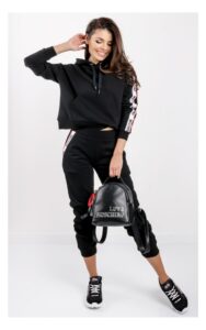 Bluza Moschino Underwear Z Kapturem Czarna